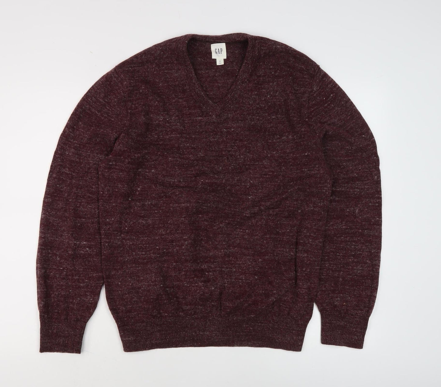 GAP Men's Red Wool Blend Pullover Jumper M