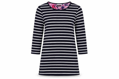 Womens UK Size 10 Roman Blue Tunic Jumper