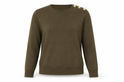 Womens UK Size 8 MNG Green Pullover Jumper