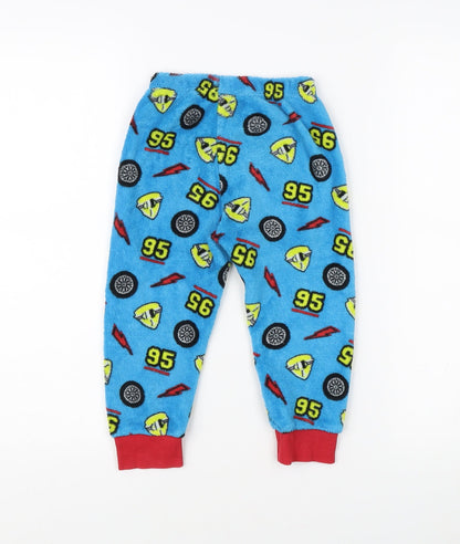Disney Cars Boys Blue Graphic Pyjama Pants - 3 Years