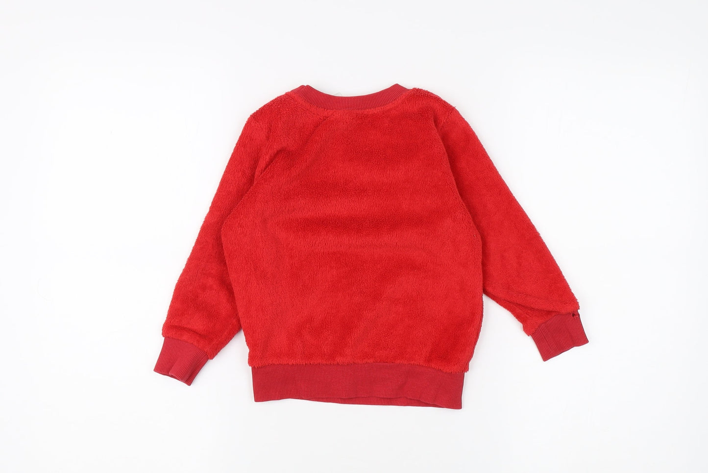 Boys Red Cars Fleece Pyjama Top, Size 2-3 Years, Cosy Sleepwear