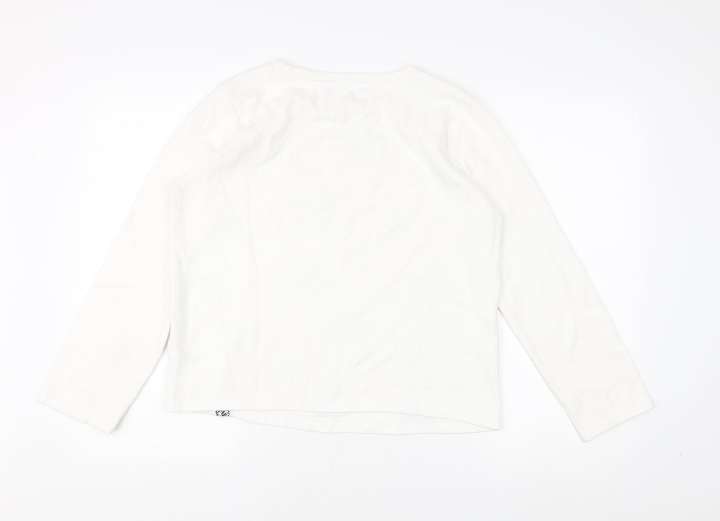 Womens UK Size 10 Marks and Spencer Ivory Pullover Jumper