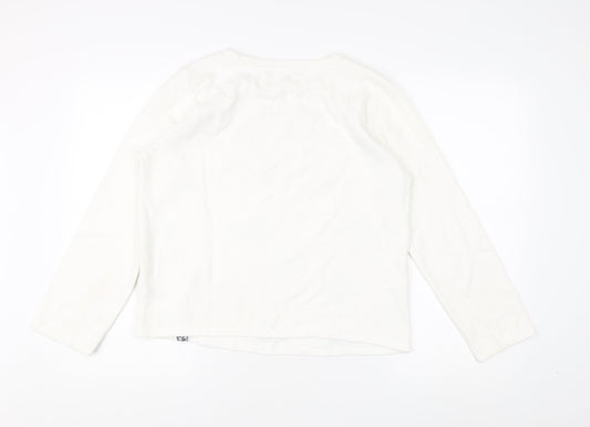 Womens UK Size 10 Marks and Spencer Ivory Pullover Jumper
