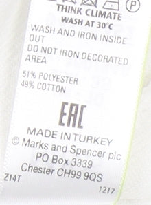 Womens UK Size 10 Marks and Spencer Ivory Pullover Jumper