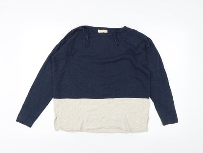 Fat Face Women's Blue Jumper, Size 8, Long Sleeve