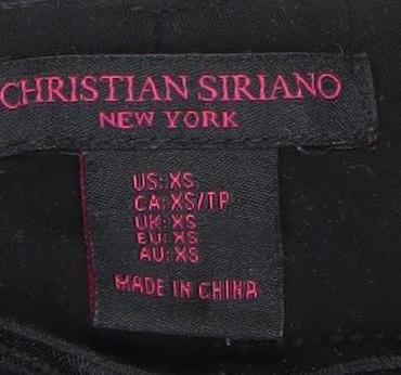 Christian Siriano Women's Black Trousers XS