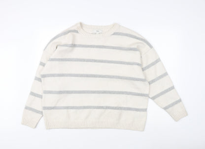 Womens UK Size XL Marks and Spencer Ivory Pullover Jumper