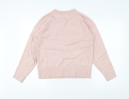 Womens UK Size S Marks and Spencer Pink Pullover Jumper
