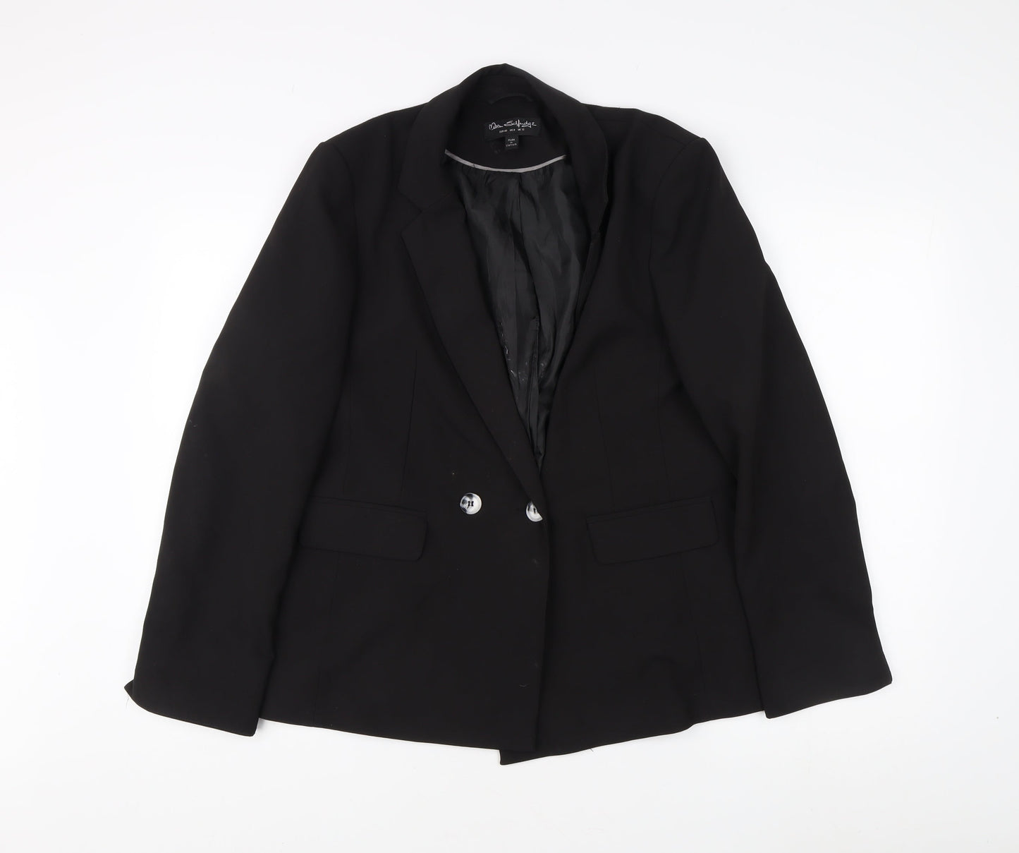 Miss Selfridge Women's Black Blazer Size 12