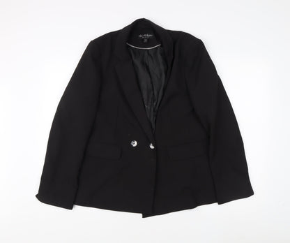 Miss Selfridge Women's Black Blazer Size 12