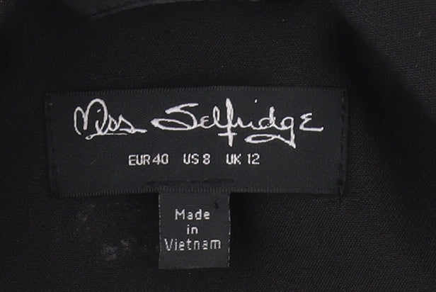 Miss Selfridge Women's Black Blazer Size 12