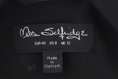 Miss Selfridge Women's Black Blazer Size 12