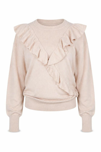Womens UK Size M NEXT Beige Pullover Jumper