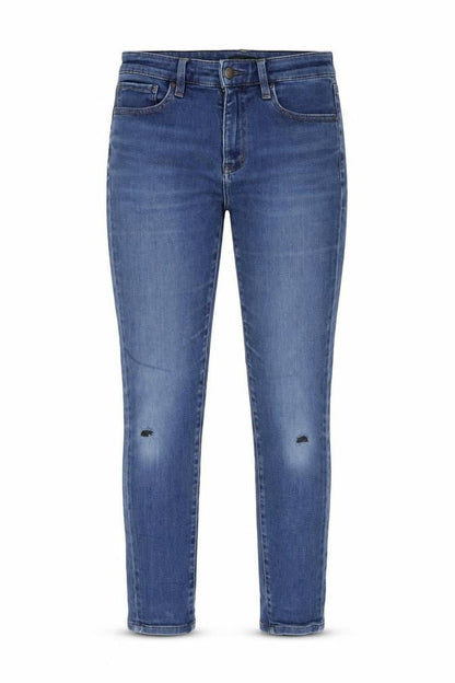 Womens UK Size 26 Uniqlo Regular Fit Skinny Blue Jeans