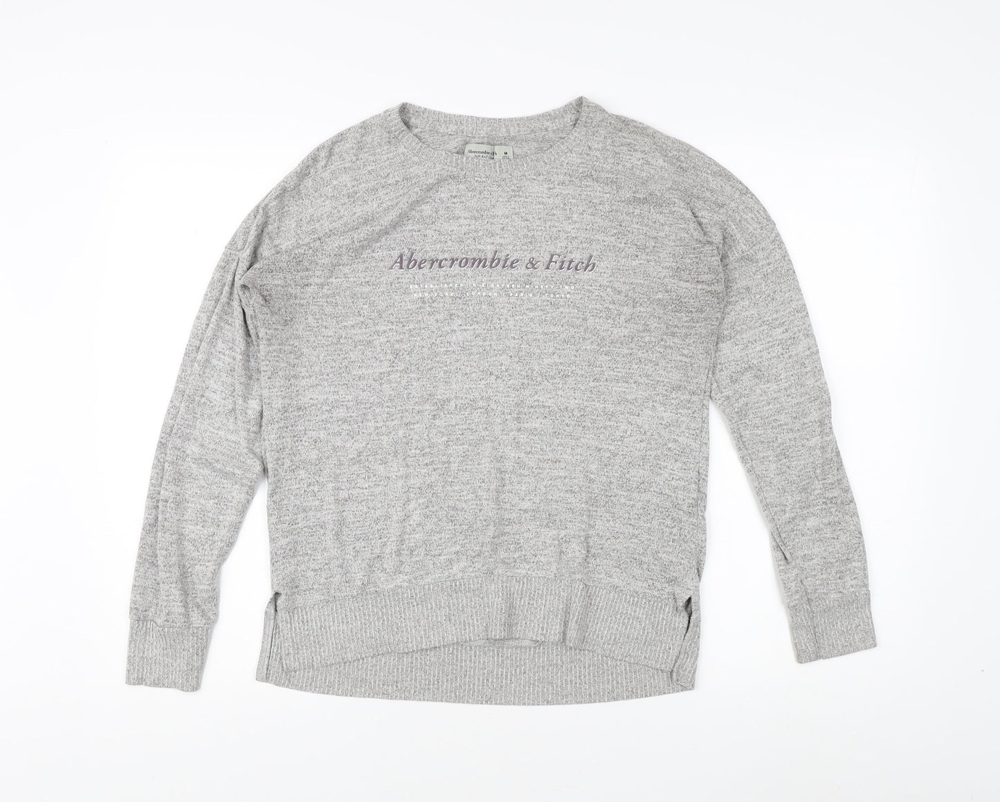 Abercrombie & Fitch Women's Grey Medium Pullover Jumper