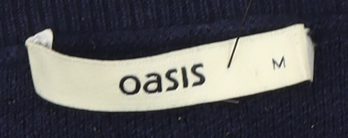 Womens UK Size M Oasis Blue Pullover Jumper