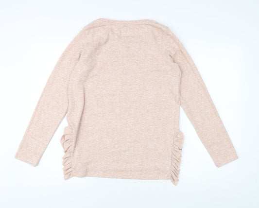 Womens UK Size 10 NEXT Beige Pullover Jumper
