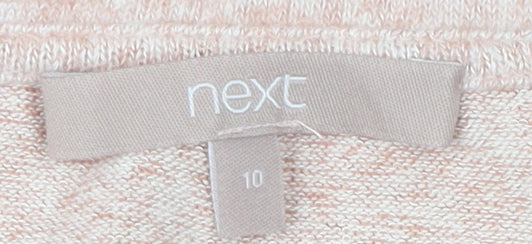 Womens UK Size 10 NEXT Beige Pullover Jumper