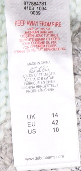 Womens UK Size 14 Debenhams Multicoloured Pullover Jumper
