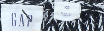 GAP Women's Black Cable-Knit Pullover Jumper XS