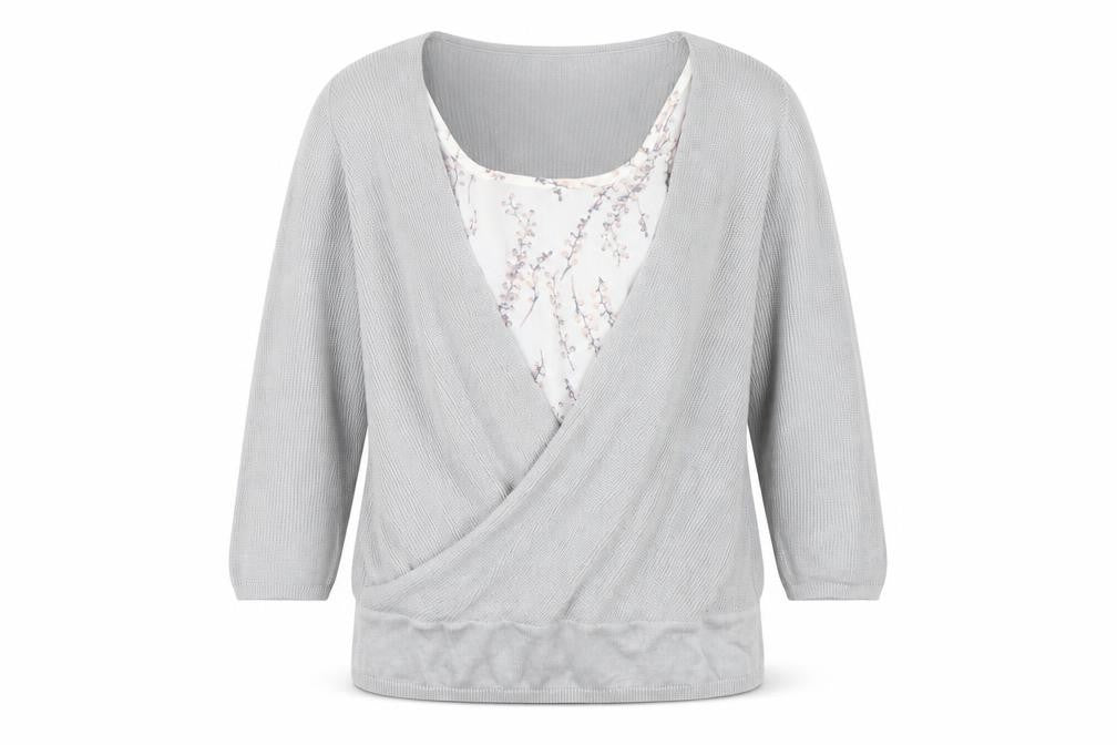 Marks and Spencer Women’s Grey Wrap Jumper Size 12
