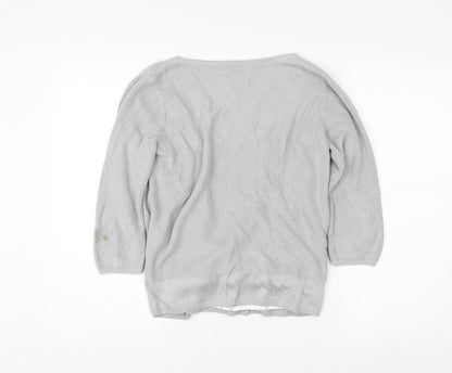 Marks and Spencer Women’s Grey Wrap Jumper Size 12