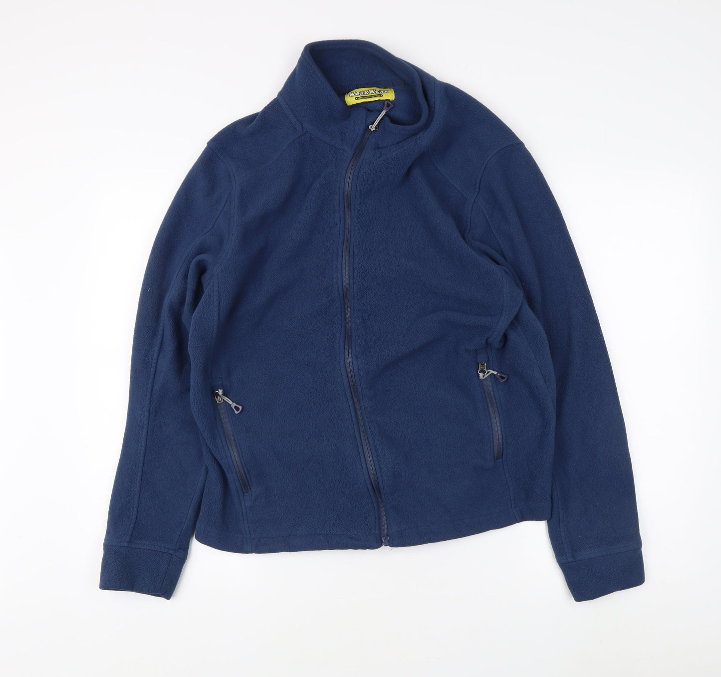 WorkWear Men's Blue Fleece Jacket - Medium