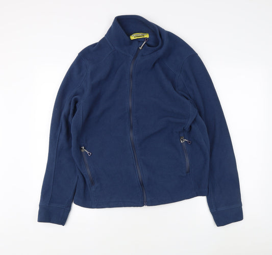 WorkWear Men's Blue Fleece Jacket - Medium