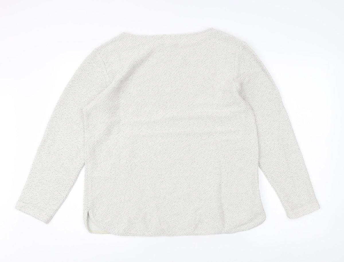 Womens UK Size L H&M Ivory Pullover Jumper