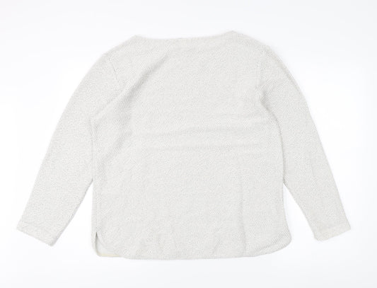 Womens UK Size L H&M Ivory Pullover Jumper