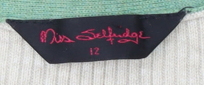 Womens UK Size 12 Miss Selfridge Multicoloured Cardigan Jumper