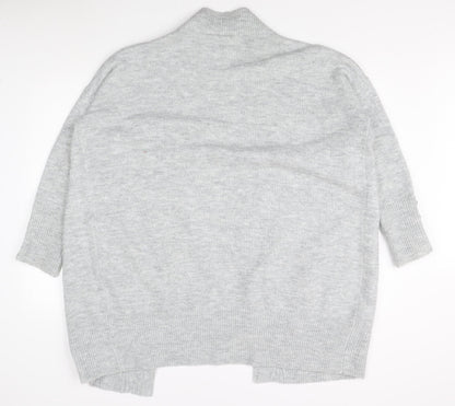 Womens UK Size M Wallis Grey Cardigan Jumper