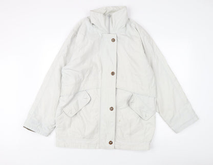 Nuage Women's White Mid-Length Jacket Size 10