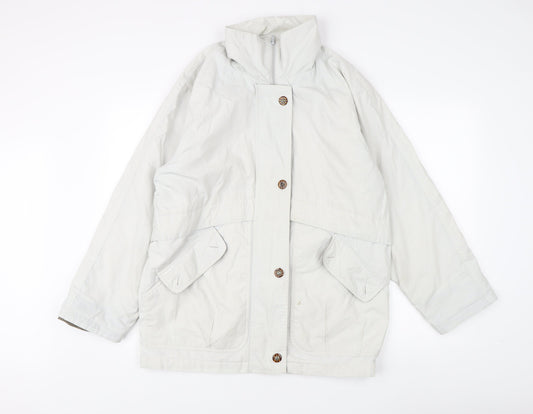Nuage Women's White Mid-Length Jacket Size 10