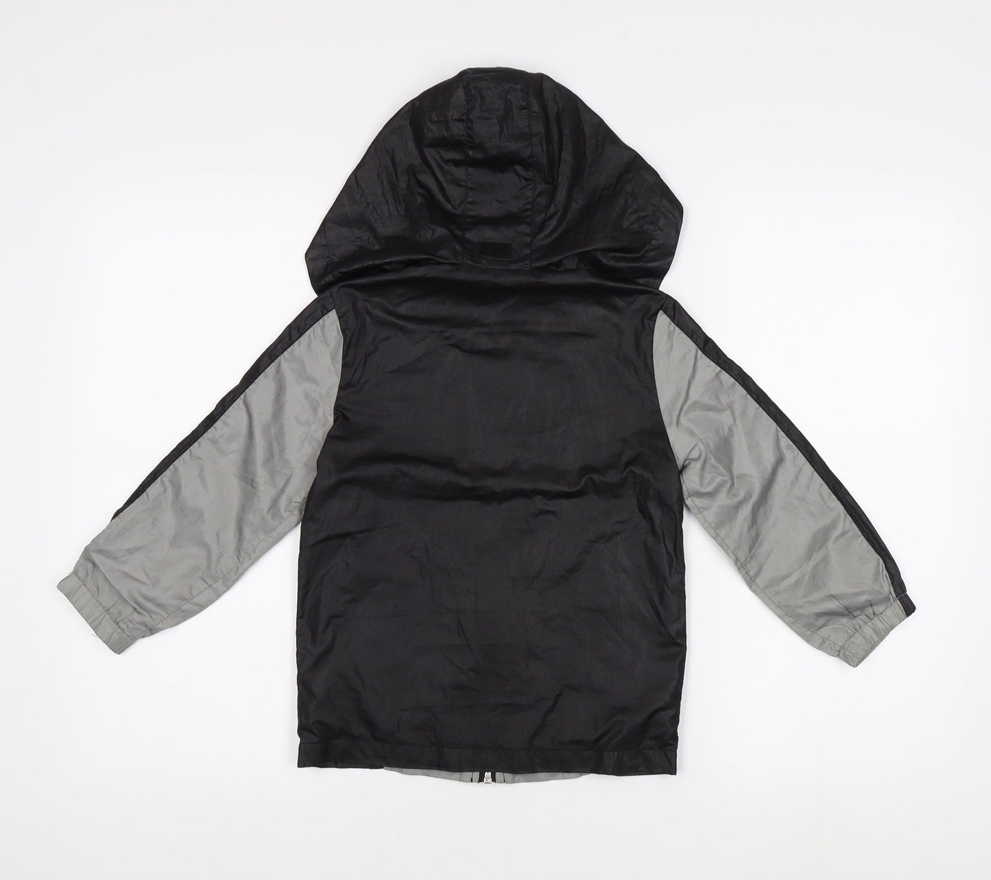 LA Gear Boys Black Grey Windbreaker Jacket Size 110