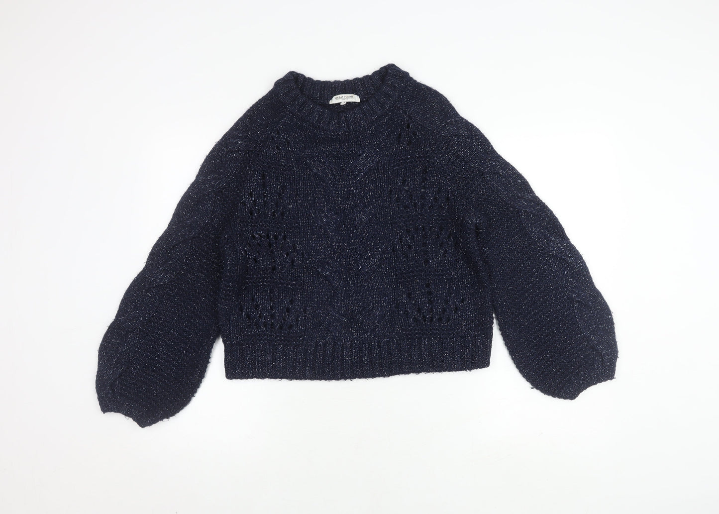 Womens UK Size S Great Plains Blue Jumper Jumper