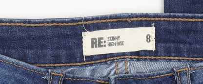 RE High Rise Skinny Blue Women's Jeans Size 8