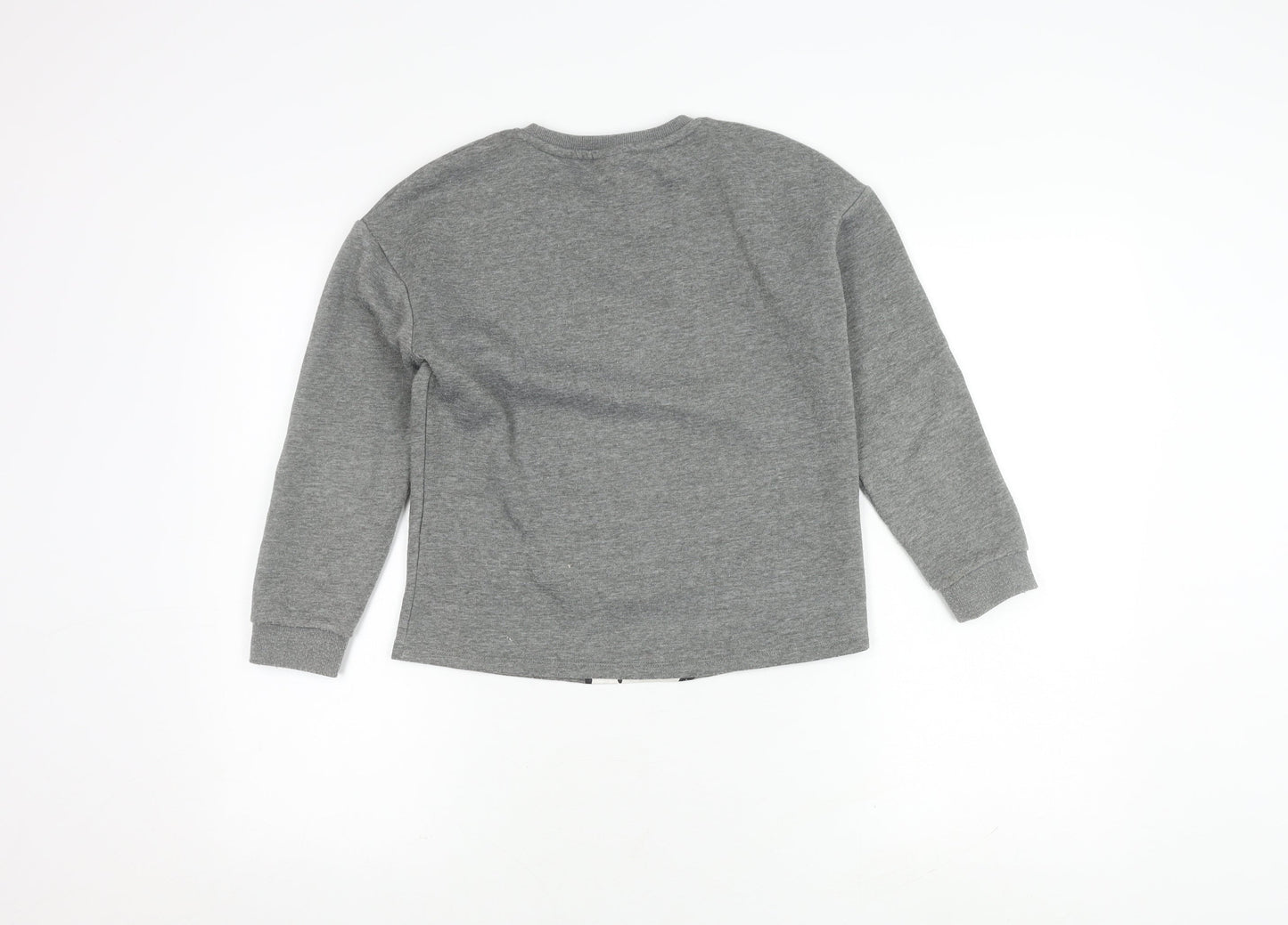 Peanuts Girls' Grey Snoopy Sweatshirt, 9 Years, Pullover Style