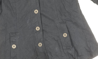 Mi Fresia Women's Black Buttoned Jacket XL