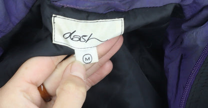 Womens UK Size M DASH Purple Windbreaker Coat