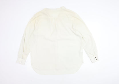 Womens UK Size 16 NEXT White Basic Blouse