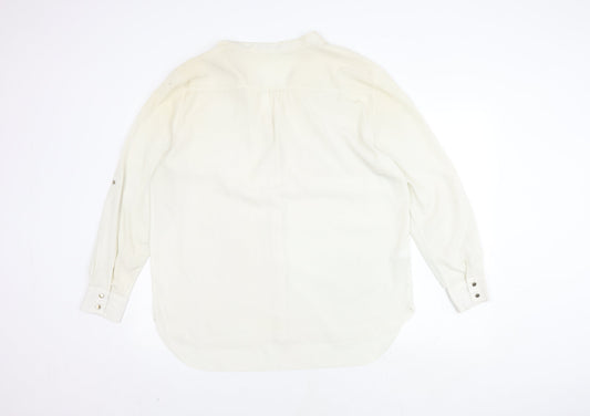 Womens UK Size 16 NEXT White Basic Blouse
