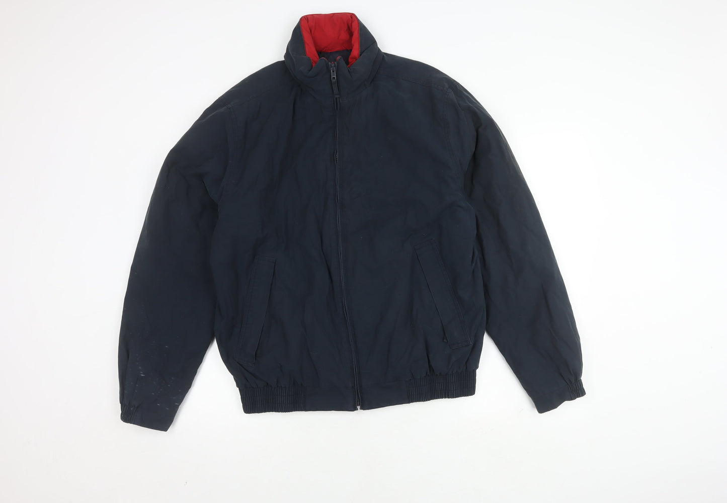 Mens UK Size M Marks and Spencer Blue Bomber Jacket