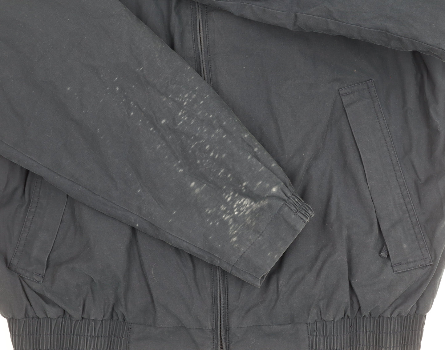 Mens UK Size M Marks and Spencer Blue Bomber Jacket