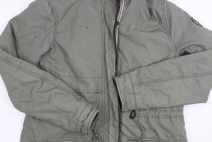 Tommy Hilfiger Women's Green Parka Jacket S