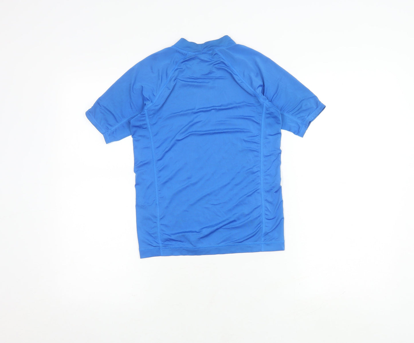 Lands' End Boys Blue Short Sleeve Top - Size S 6-7 Years