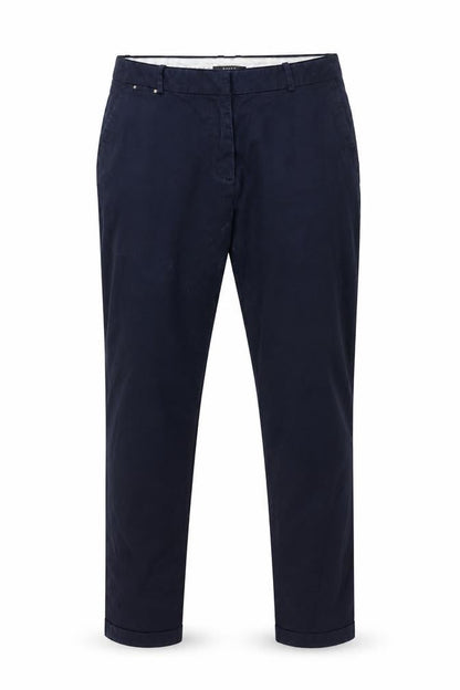 ESPRIT Men's Blue Chino Trousers L Regular Straight
