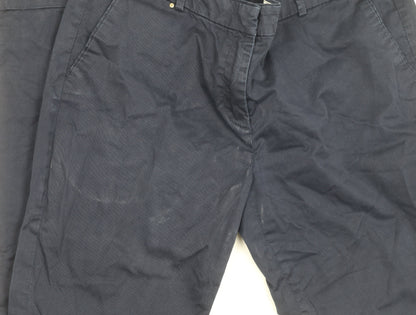 Esprit Men's Blue Chino Trousers L Regular Straight