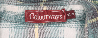 Colourways Men's Multicoloured Check Cotton Shirt 42/44