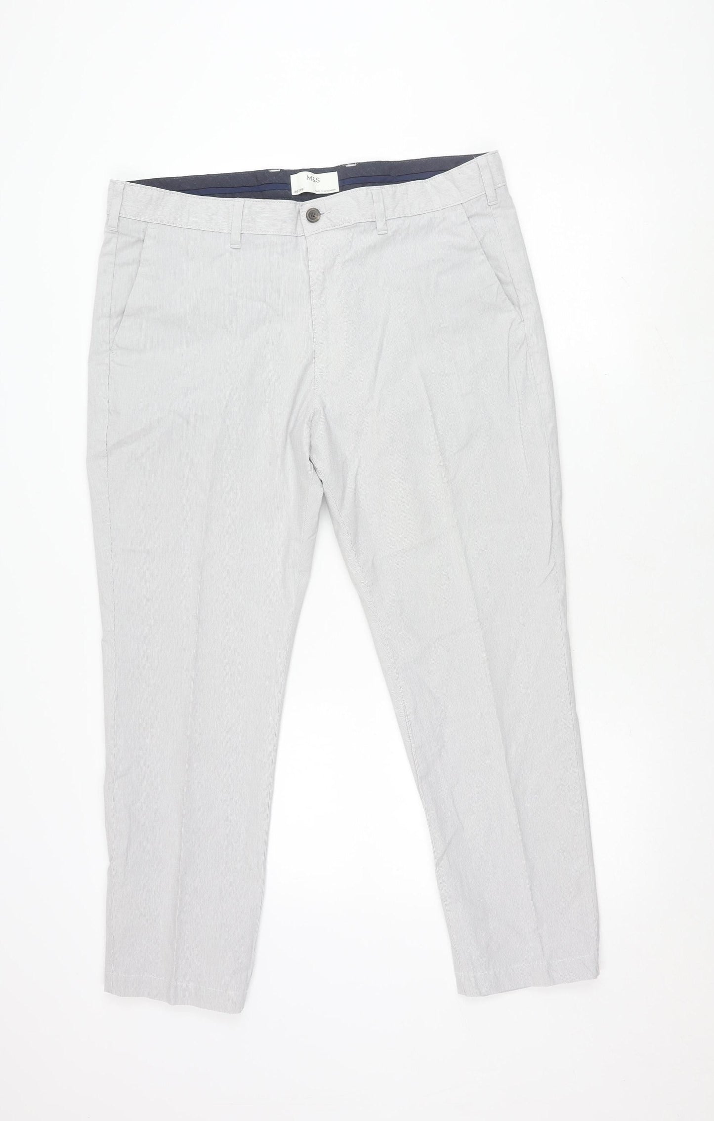 Marks and Spencer Men’s Grey Trousers, Size 36